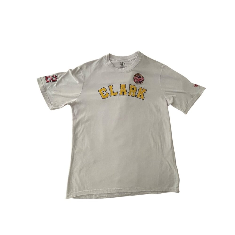 WNBA Caitlyn Clark Fever 22 Short Sleeve Tee Large White